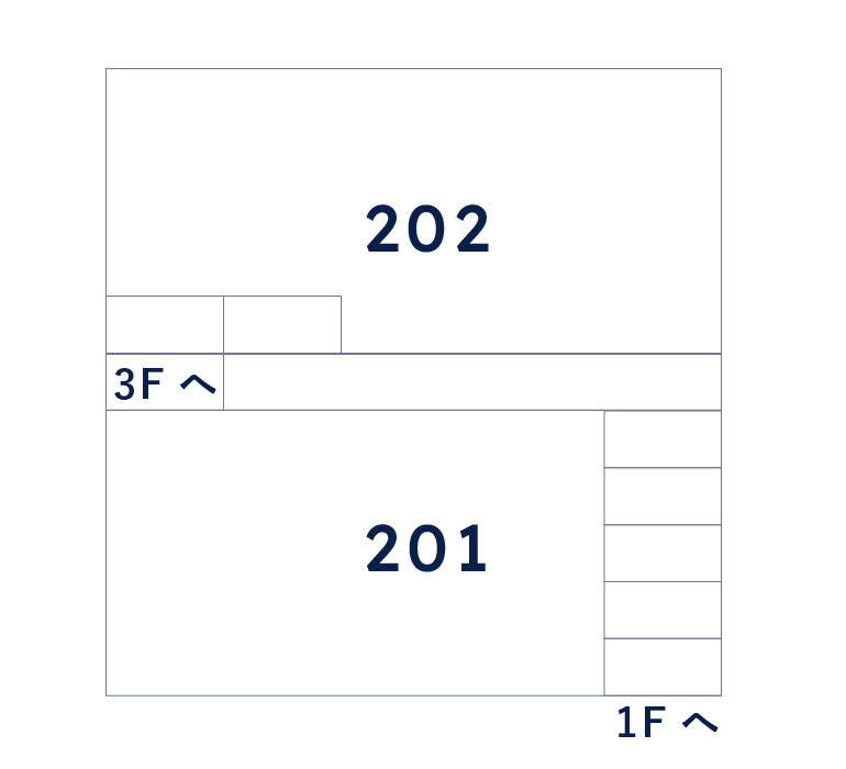 青葉II 2階　フロアガイド